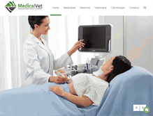 Tablet Screenshot of medicalvet.com.uy
